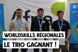 WorldSkills régionales 2023 : le trio gagnant en maintenance industrielle !